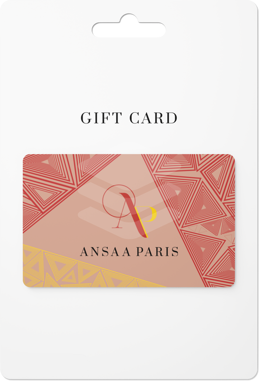 Carte cadeau Ansaa Paris